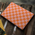 Orange Checkered Google Pixelbook Go Skin
